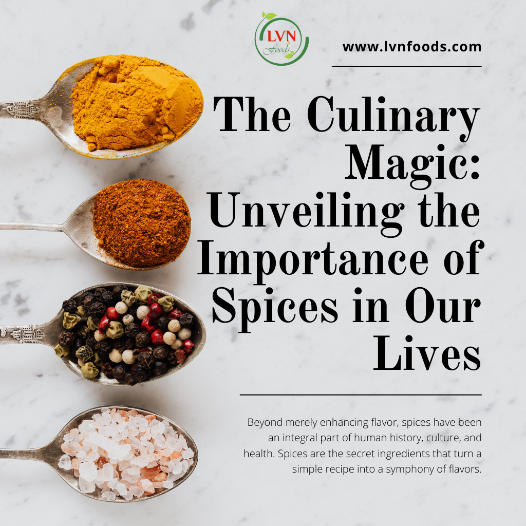 The Culinary Magic: Unveiling the Importance of Spices in Our Lives